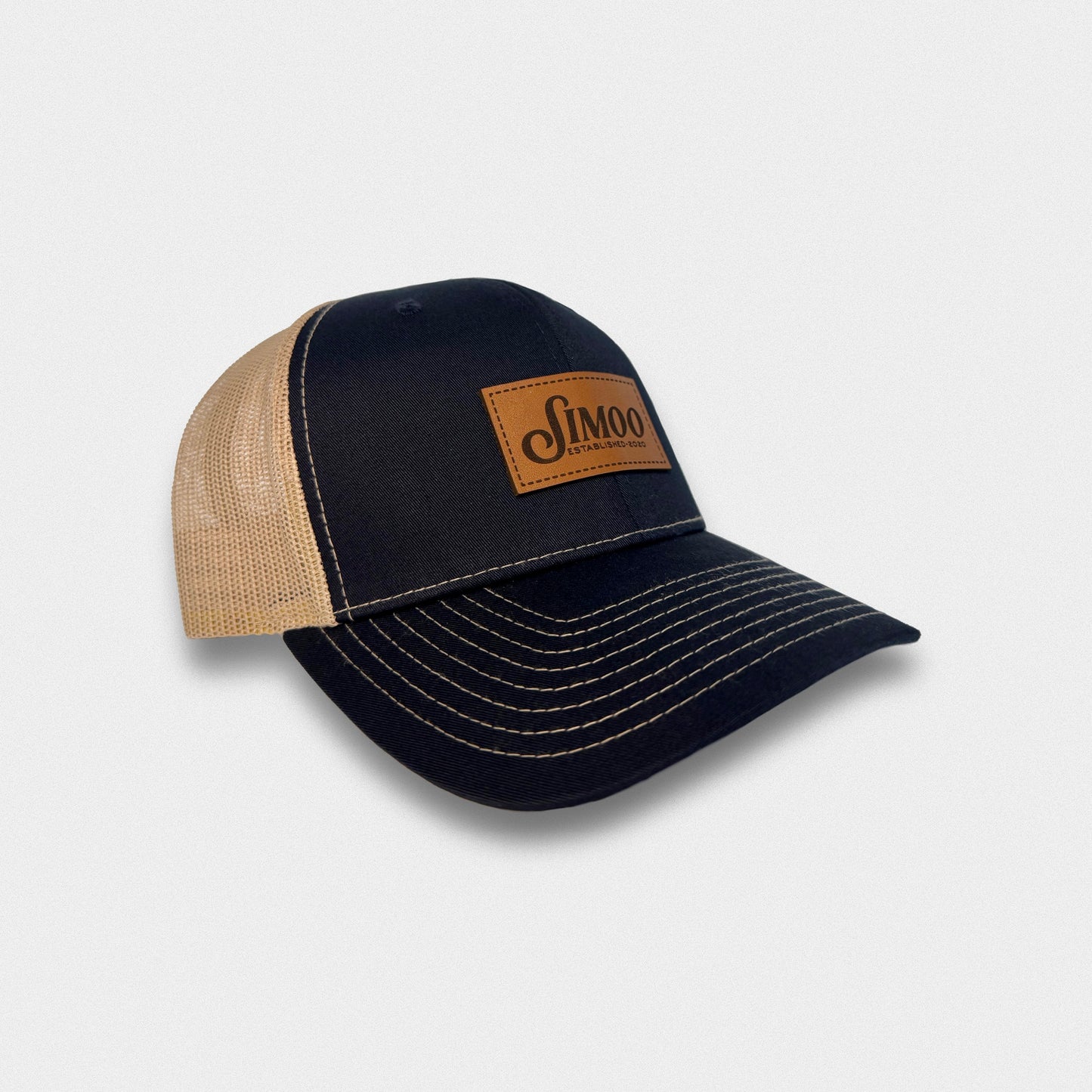 Simoo Denim Patch Hat