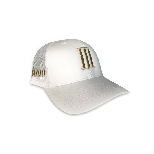 Simoo White lll Hat