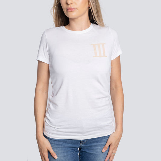 Simoo Women’s White Foundation Tee No Simoo Logo