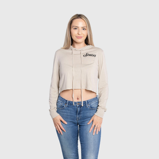 Womens Foundation Hoodie Crop Top