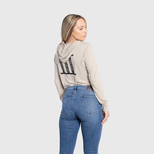 Womens Foundation Hoodie Crop Top