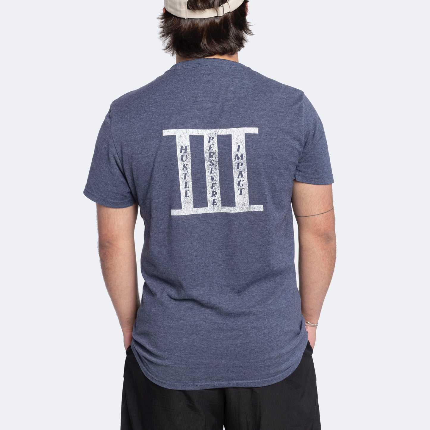 Simoo Short Sleeve Hustle Perseverance Impact Tee