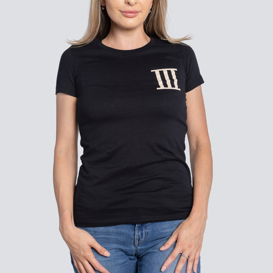 Simoo Women’s Black Foundation Tee